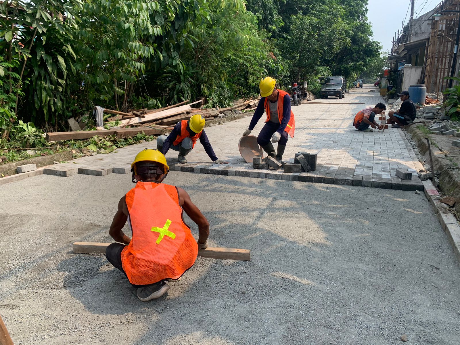 Pemasangan Paving Block